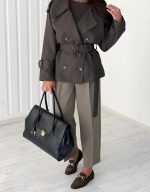 بارانی کتان زارا - تصویر 6